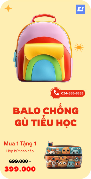 Chi tiết sản phẩm ba lô được tạo từ shop one
