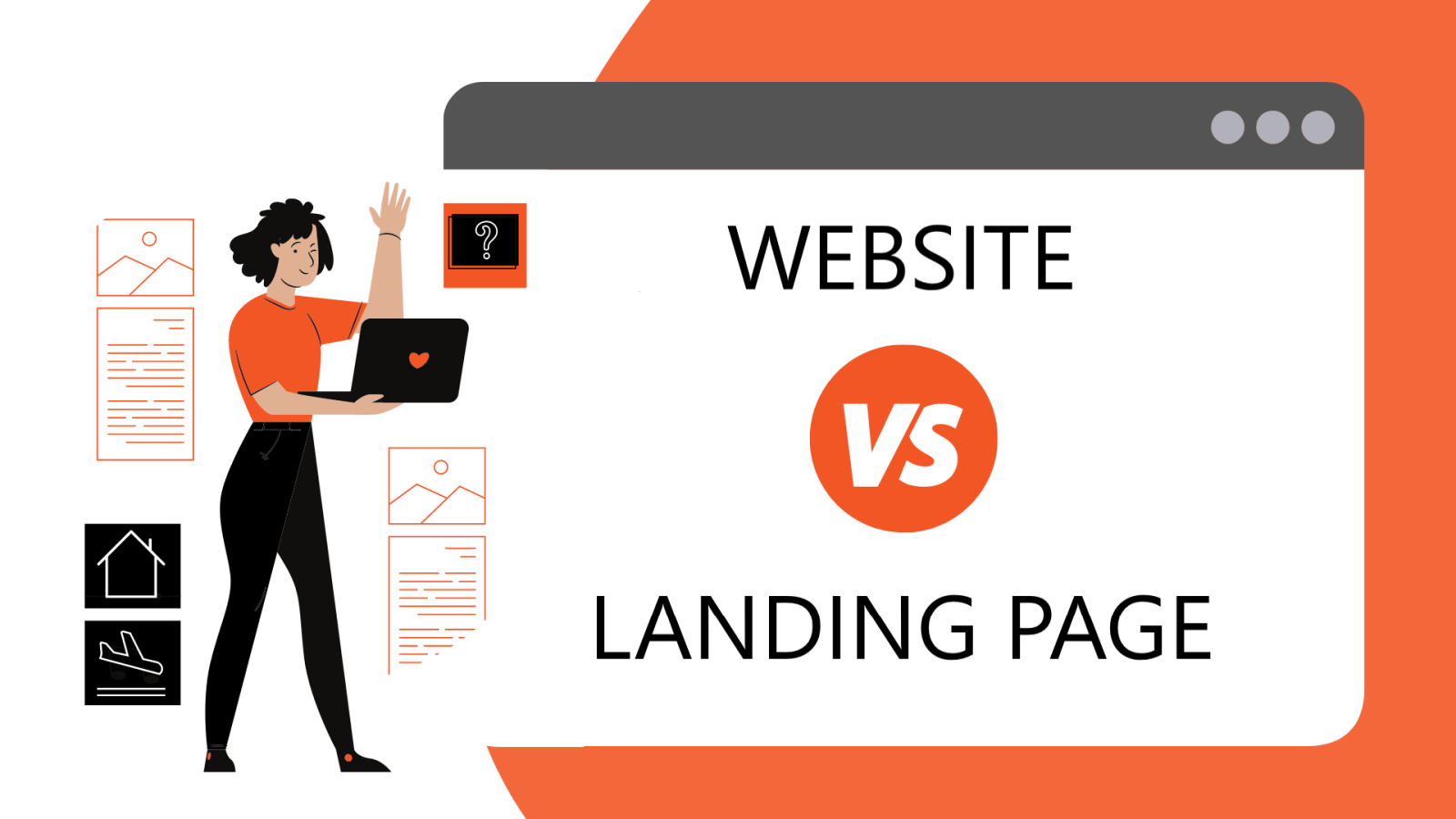 Sự khác biệt cơ bản giữa website và landing page là gì?